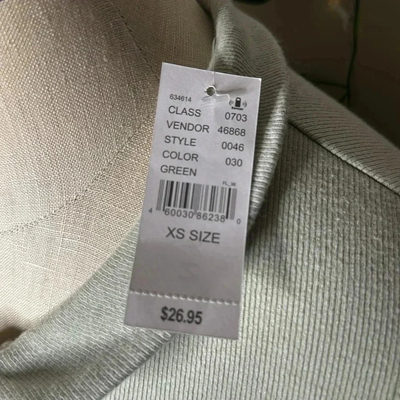 Pacsun Shortsleeve Side Tie Collared Quarter Button Tee NWT - Picture 9 of 13